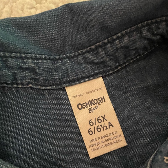 Carter’s 6/6X Denim Button-up and tulle dress. Excellent condition. - Picture 8 of 12